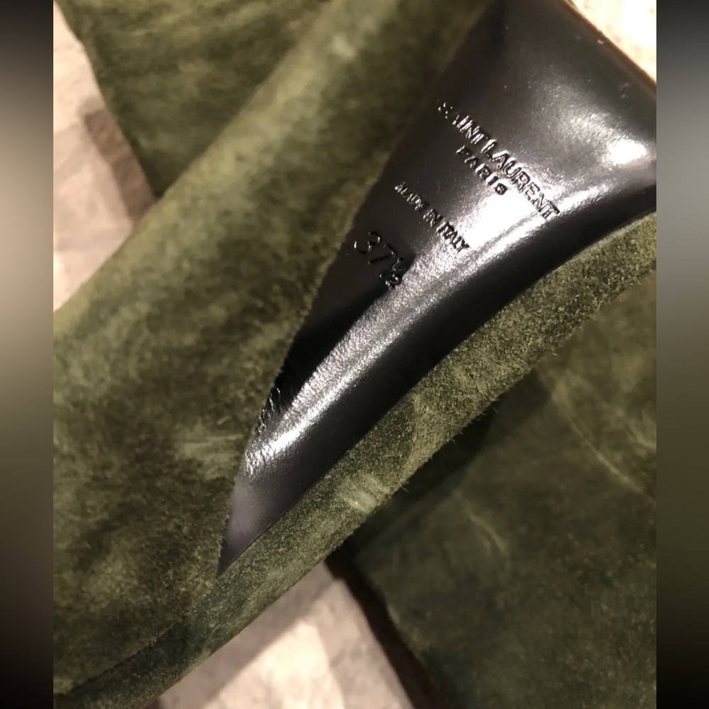 SOLD OUT Saint Laurent Nikki Boots 37.5 💚 - Picture 6 of 7
